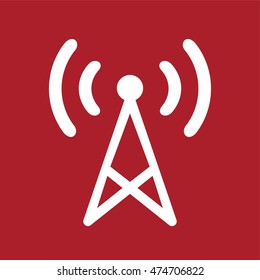 Transmitter icon . Vector illustration