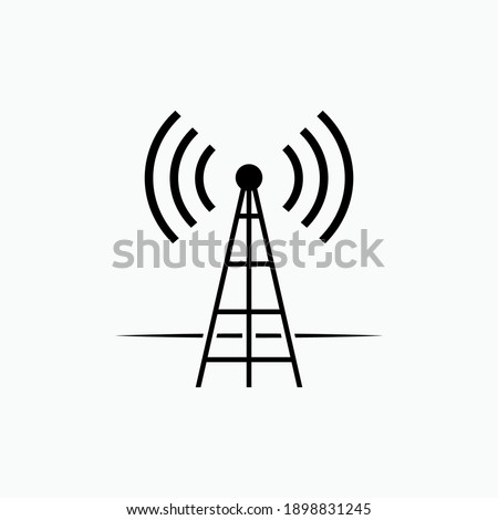 Transmitter Icon - Vector Logo Template.