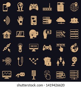 Transmitter icons set. Simple set of 36 transmitter vector icons for web for any design