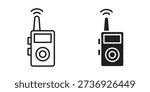 Transmitter icons for web developers and designers,