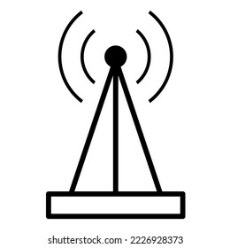 icono de transmisión de satélite. icono de tecnología
