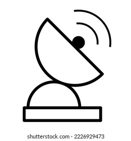 transmitting satellite icon. technology icon
