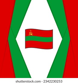 Transnistria Flag Abstract Background Design Template. Transnistria Independence Day Banner Social Media Post. Transnistria Background