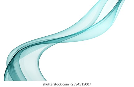 Transparency abstract abstract wave, design element.