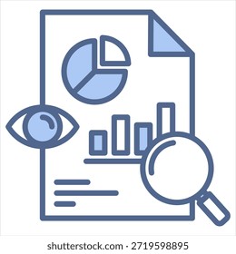 Transparenz Blaue Symbolstil-Kollektion
