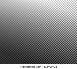 Transparency grid texture vector pattern with black and white gradient