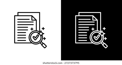 Transparency icon black and white outline.