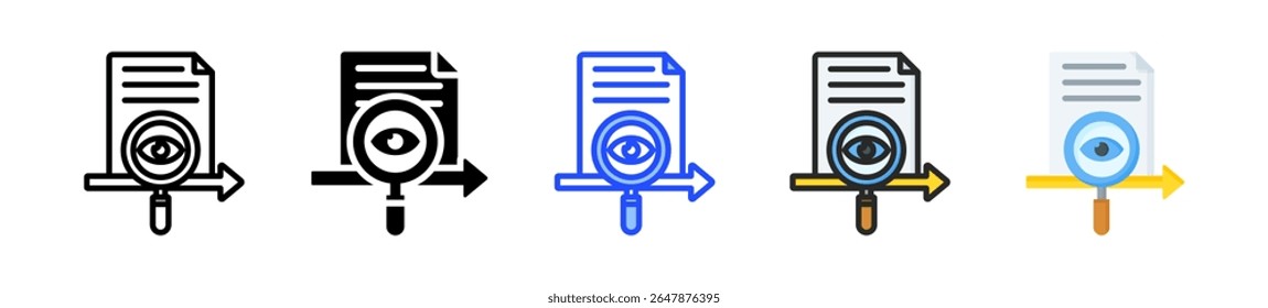 Transparency Icon Collection With Multiple Styles