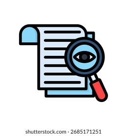 Transparency Icon Lineal Color Vector Illustration