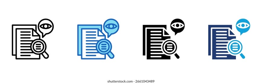Ícone de transparência Ilustração de vetor de vários estilos