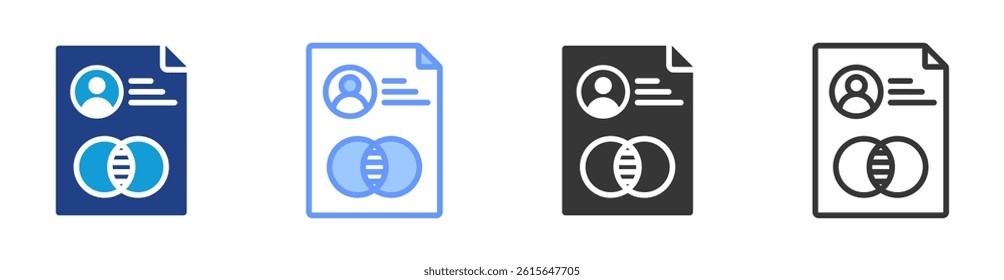 Transparency icon set multiple style collection