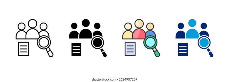 Ícone de transparência definir coleção de vários estilos