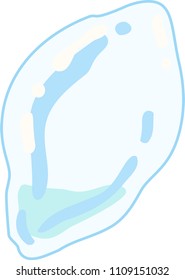 Transparency Melted Ice illustration