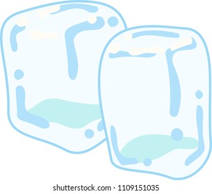 Transparency Melted Ice illustration