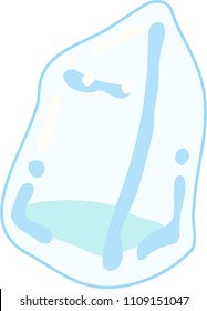 Transparency Melted Ice illustration