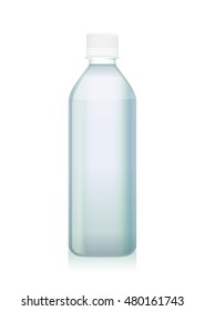 Transparency plastic bottle have pure water. Idea for packaging mock up of drinking water.