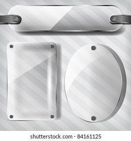 transparency plates on the striped background