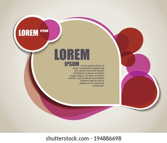 transparent abstract background. template banner