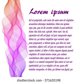 Transparent abstract background in vector EPS 10