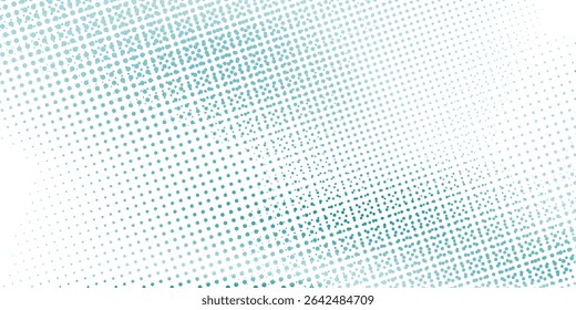 Transparent abstract Gradient Blue Color Halftone Background Staggered Dots Pattern art dotted modern good