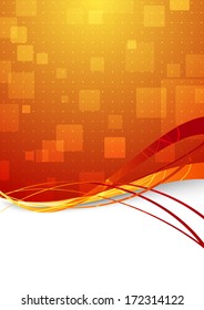 Transparent abstract high-tech background for web. Vector illustration