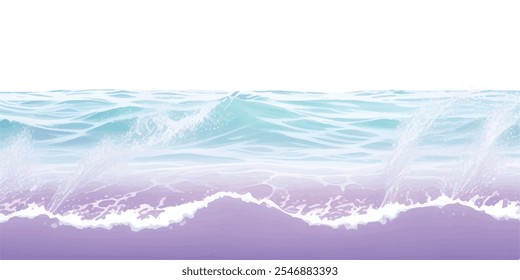 Transparent abstract purple and white abstract water color ocean wave texture background. Banner Graphic Resource as background for ocean wave and water wave abstract graphics
