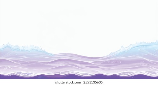 Transparent abstract purple and white abstract water color ocean wave texture background. Banner Graphic Resource as background for ocean wave and water wave abstract graphics
