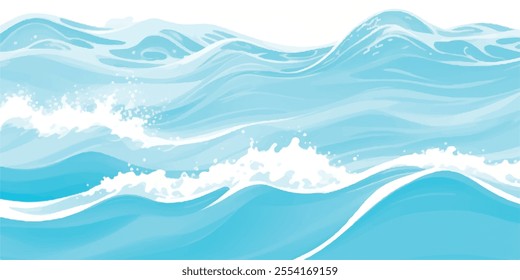 Transparent abstract soft blue and green abstract water color ocean wave texture background. Banner Graphic Resource as background for ocean wave and water wave abstract graphics
