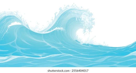 Transparent abstract soft blue and green abstract water color ocean wave texture background. Banner Graphic Resource as background for ocean wave and water wave abstract graphics
