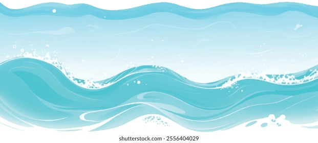 Transparent abstract soft blue and green abstract water color ocean wave texture background. Banner Graphic Resource as background for ocean wave and water wave abstract graphics
