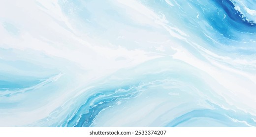 Transparent abstract soft blue and white abstract water color ocean wave texture background. Banner Graphic Resource as background for ocean wave and water wave abstract graphics	