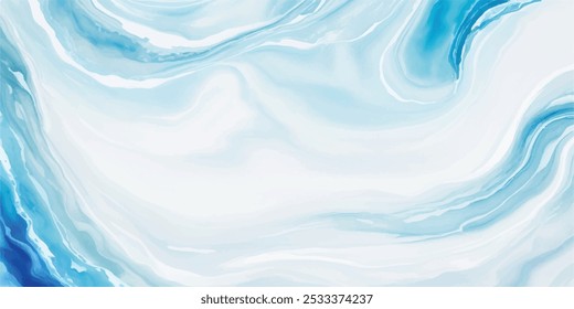 Transparent abstract soft blue and white abstract water color ocean wave texture background. Banner Graphic Resource as background for ocean wave and water wave abstract graphics	