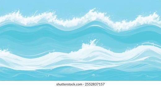 Transparent abstract soft green and blue abstract water color ocean wave texture background. Banner Graphic Resource as background for ocean wave and water wave abstract graphics