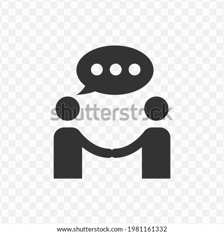 Transparent acquaintance icon png, vector illustration of acquaintance in dark color and transparent background(png).