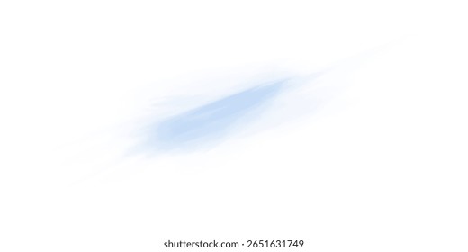 Transparent Air flow Wave PNG with Cool Spiral Motion, Fresh Wind Effect, and Blue Swirl Design for Nature or Purification Themes.
