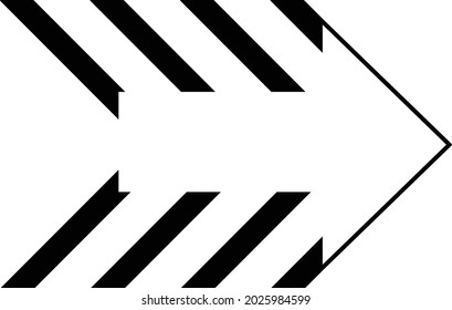 Transparent arrow with an outline tip.  can be used for anyone, anytime, anywhere, any industry, any field, and any media. 
