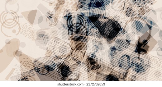 Transparent background with abstract spots of unusual colors, shapes and lines. Great for printing, posters, flyers, packaging, invitations, postcards, textile designs and other accessories.