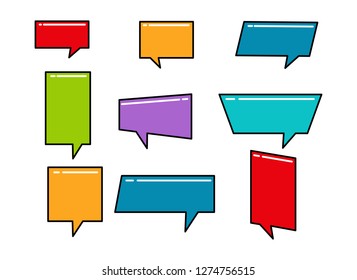Transparent Background with Boom comic book explosion design pattern. Blank empty vector white speech bubbles. Price tag. Pop art. text box. conversation chat. information frame. Talk balloon. 