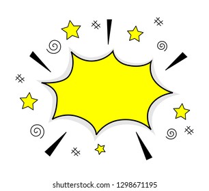 Transparent Background with Boom comic book explosion vector design pattern. speech bubbles. text box. Blank empty.