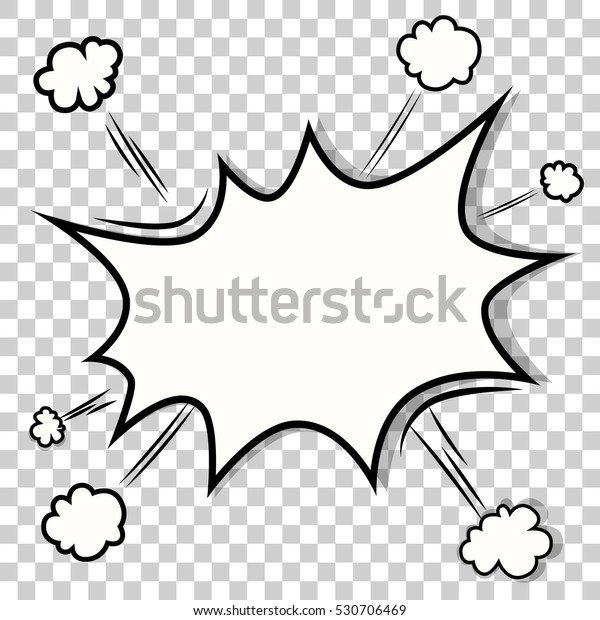 Transparent Background with Boom comic book\
explosion vector design\
pattern