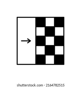 Transparent background. Flat vector icon set. Transparency grid. Delete background from image. Photo edit tool. Isolated object