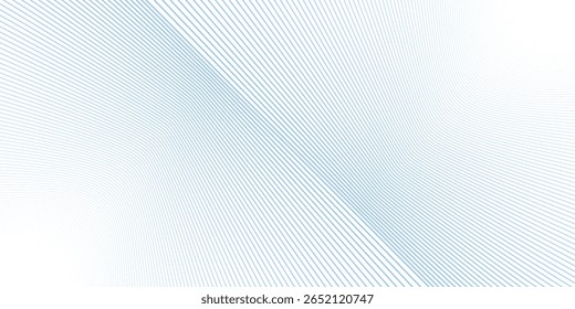 Transparent background with thin wavy pale blue lines. Modern subtle pattern, vector illustration.