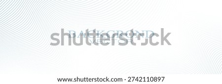 Transparent background with thin wavy pale blue lines. Modern subtle pattern, vector illustration