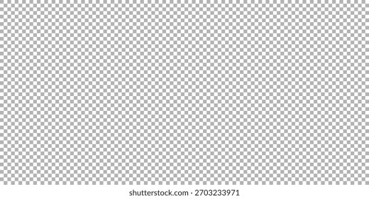 Transparent Background Vector Grid. Empty Checker Pattern for Design Mockups, UI or UX Placeholders, and Graphic Resource