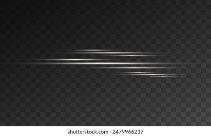 Fondo transparente. Líneas de Vector. Tecnología futurista. 