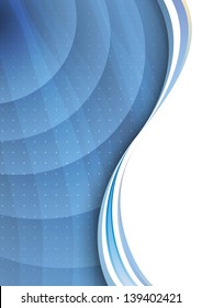 Transparent background with waves. Vector illustration