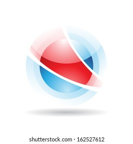Icono de resumen de bola transparente