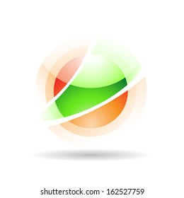 Transparent Ball Abstract Icon