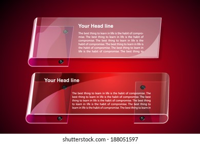 transparent banner 