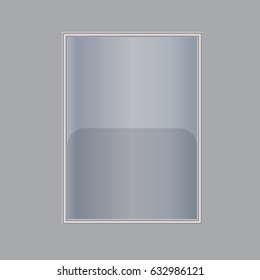 Transparent banners isolated. Vector illustration